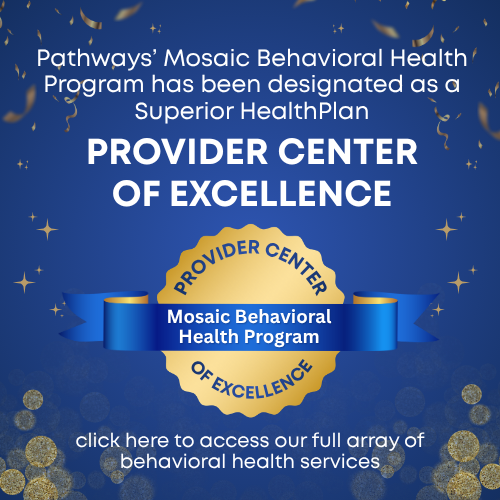 Pop-up to announce Pathways Center of Excellence designation